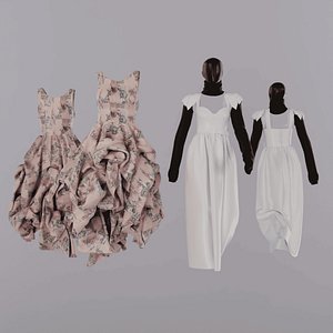 Rose Gown 3D