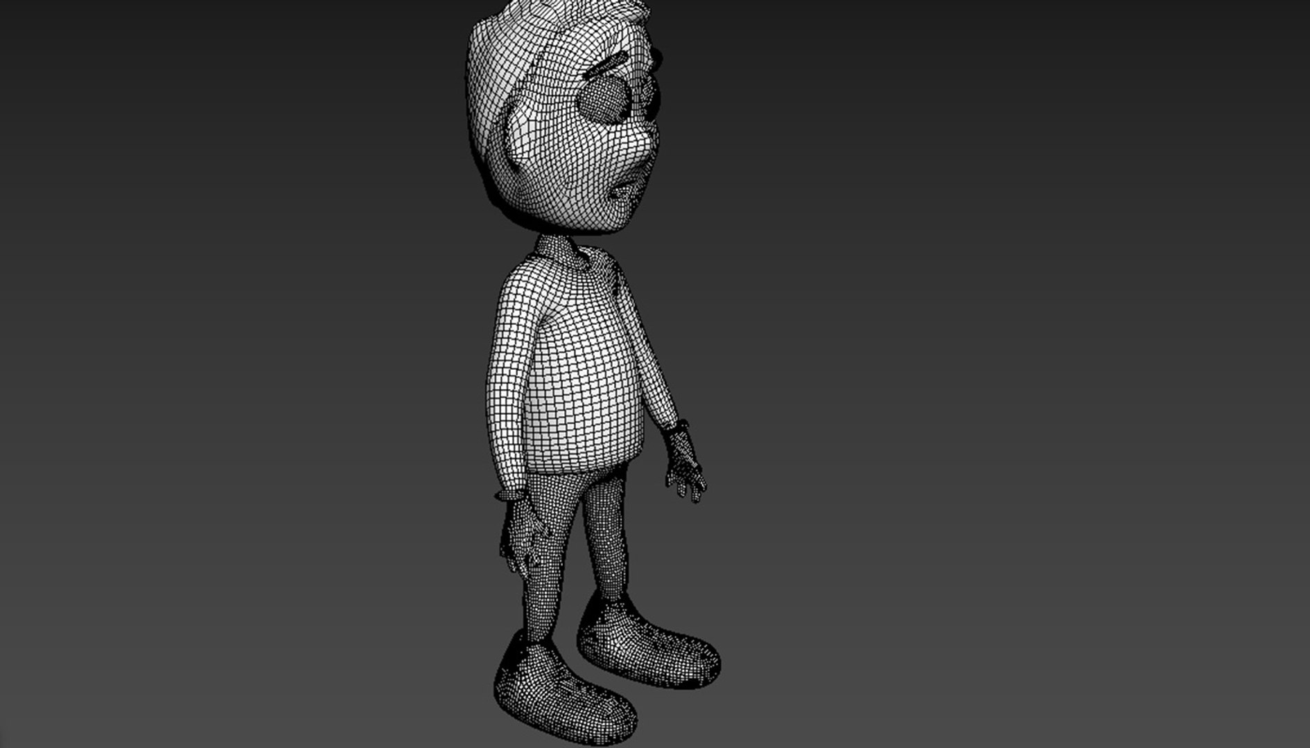 Cartoon boy character games model - TurboSquid 1489922