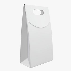 bag white paper 3D model