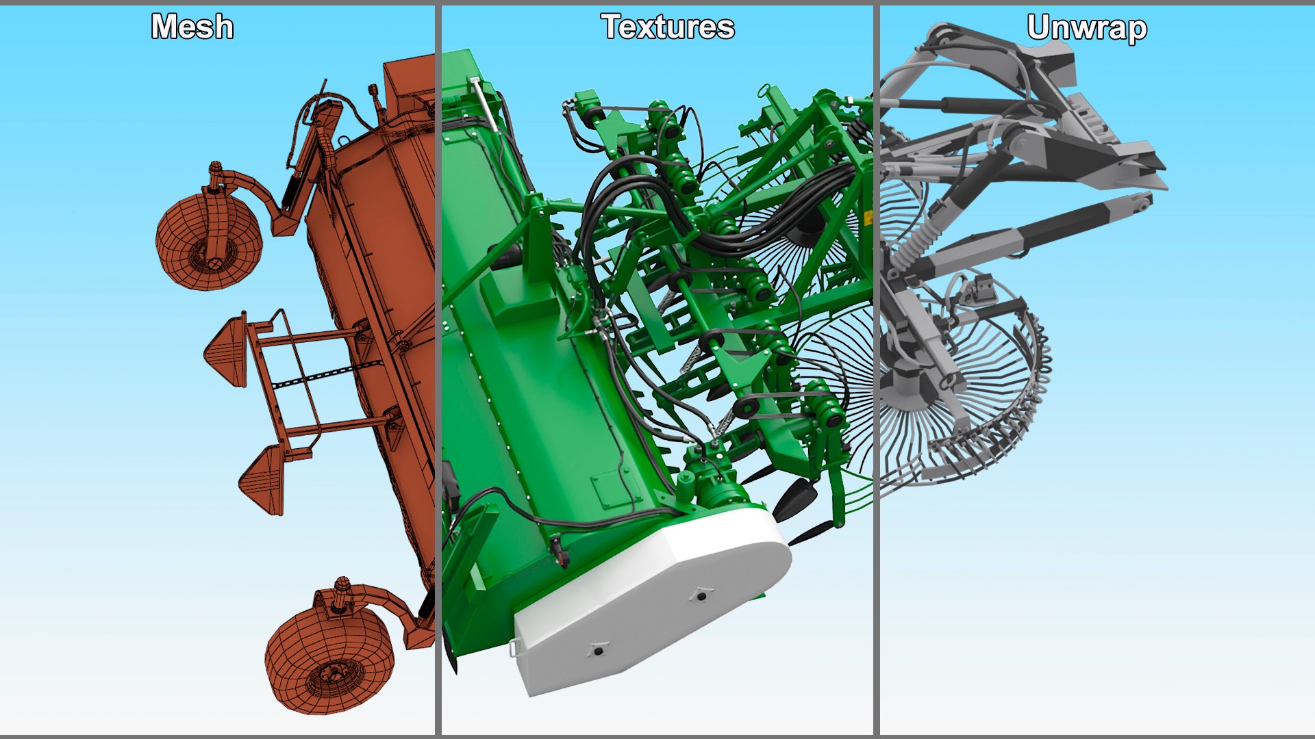 3D Agricultural Beet Harvester Tool Green TurboSquid 2302359