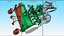 Agricultural Beet Harvester Tool Green