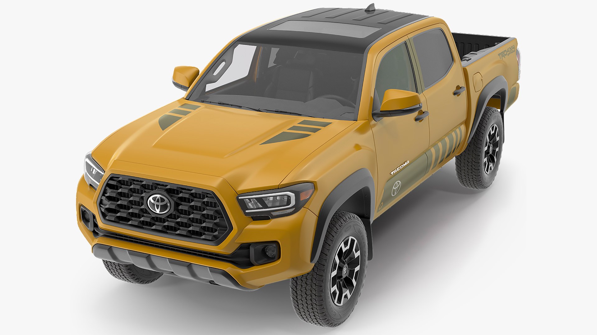 Toyota Tacoma TRD Off Road Bronze 2021 3D model preview