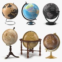 World Globes with Stand Collection 4