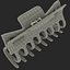 claw hair 3d model