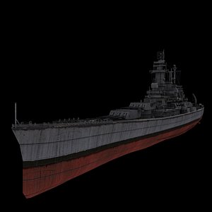 battle ship 3d max