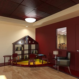 kids play area 3d model