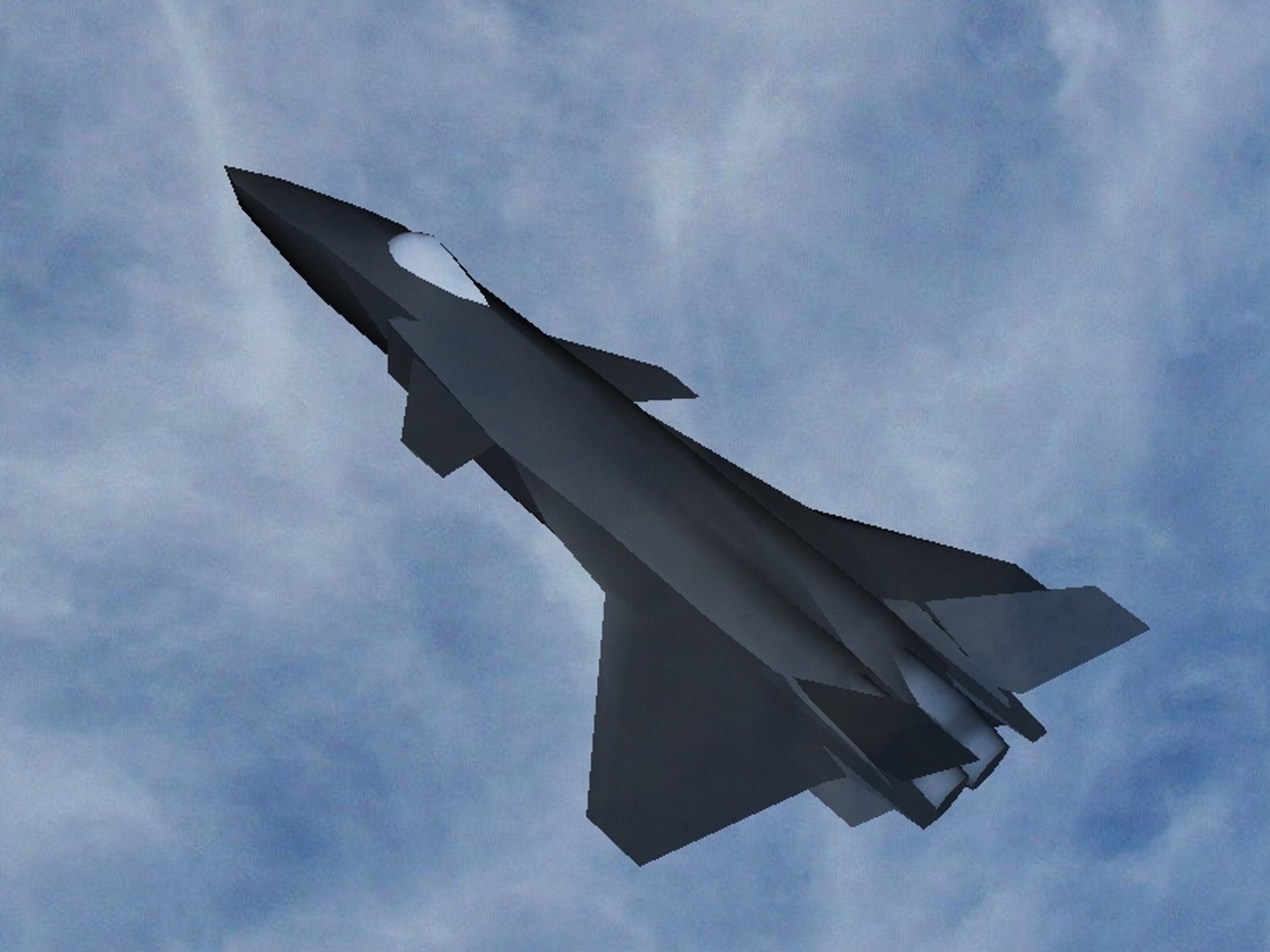 Chinese J-20 Stealth Fighter Obj