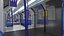 Londoner U-Bahn-Zug Metro manipuliert