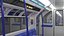 Londoner U-Bahn-Zug Metro manipuliert