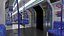 Londoner U-Bahn-Zug Metro manipuliert