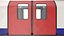 Londoner U-Bahn-Zug Metro manipuliert