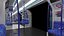 Londoner U-Bahn-Zug Metro manipuliert