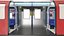 Londoner U-Bahn-Zug Metro manipuliert