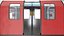 Londoner U-Bahn-Zug Metro manipuliert