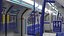Londoner U-Bahn-Zug Metro manipuliert