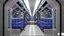 Londoner U-Bahn-Zug Metro manipuliert