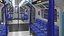 Londoner U-Bahn-Zug Metro manipuliert