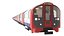 Londoner U-Bahn-Zug Metro manipuliert