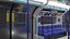 Londoner U-Bahn-Zug Metro manipuliert