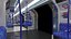 Londoner U-Bahn-Zug Metro manipuliert