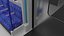 Londoner U-Bahn-Zug Metro manipuliert