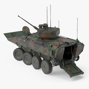 US Amphibious Combat Vehicle ACV with 30mm Gun Rigged