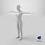 Animated Female Mannequin 3D model