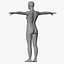 Animated Female Mannequin 3D model