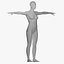 Animated Female Mannequin 3D model