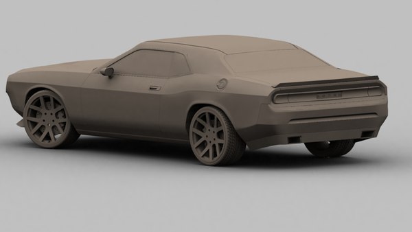 Dodge Challenger 3d Model