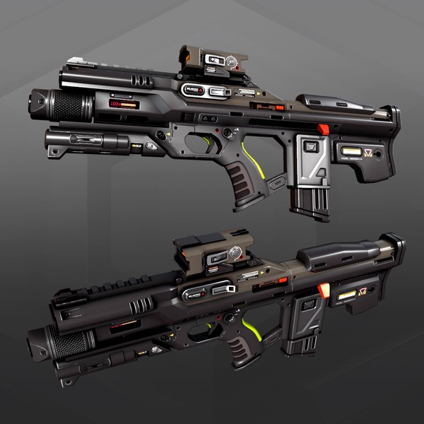 3D model sf machinegun - TurboSquid 1313055