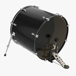 Acoustic Bass drum model