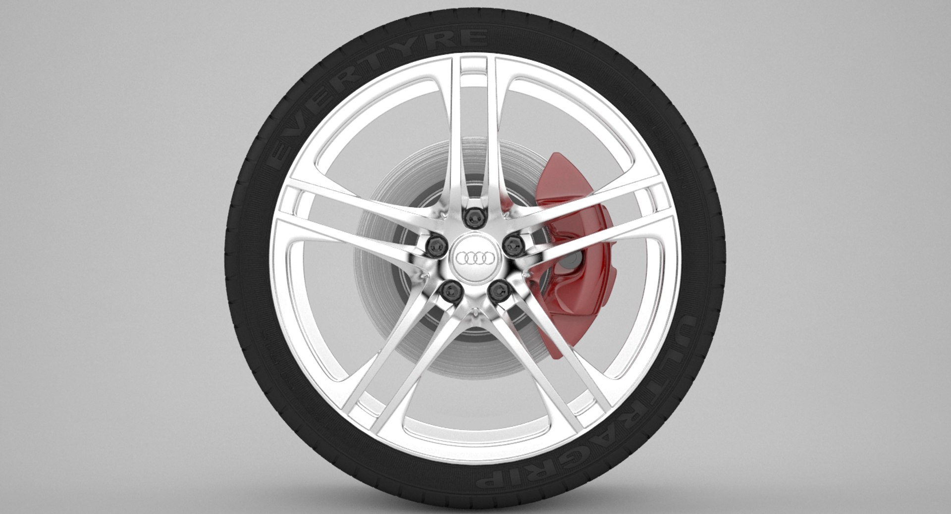 Audi R8 Wheel 3D Model - TurboSquid 1254441