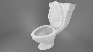 3D model toilet