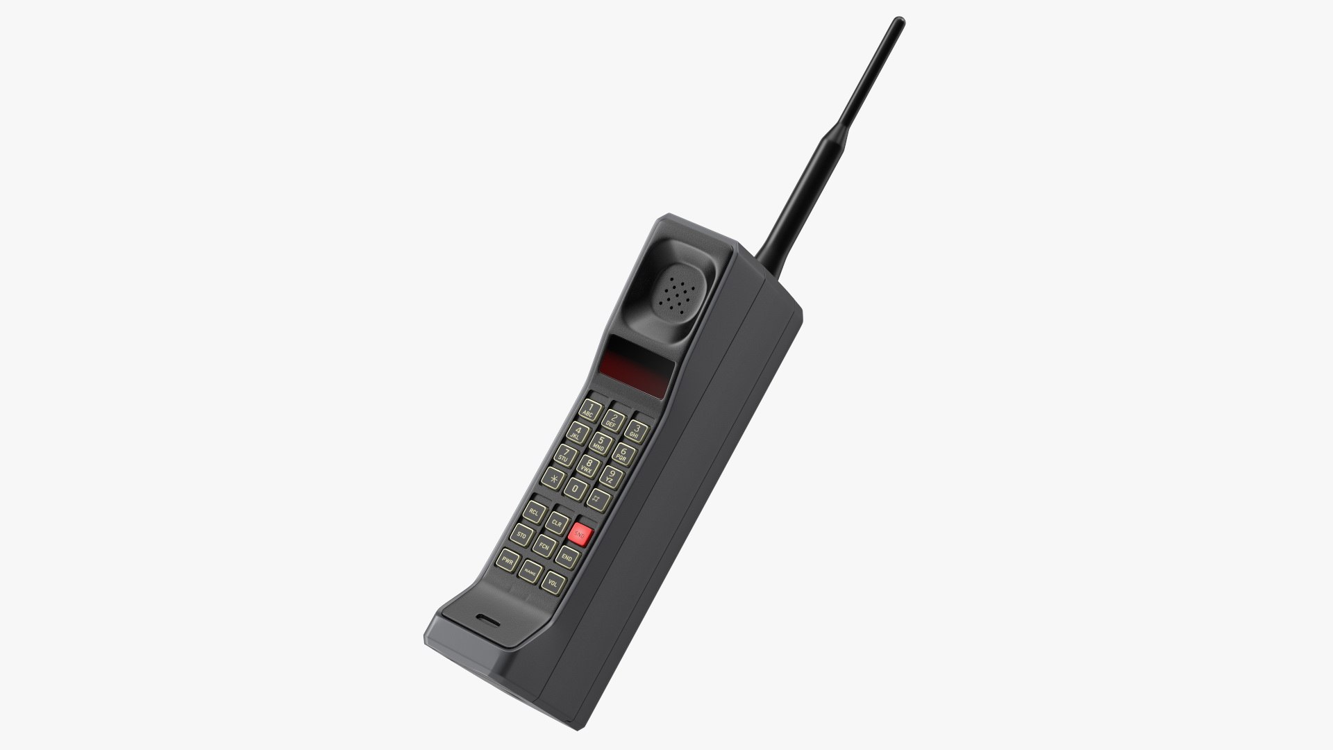 3D Vintage Analogue Cell Phone Model - TurboSquid 1794524