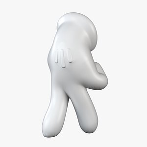 Mickey Hand - Walk 3D model