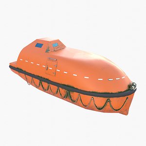 Life boat with interior V2 model