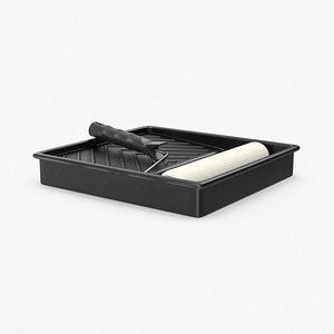 Paint Roller With Tray Large Set