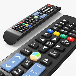 Samsung Television Remote Control 3D model