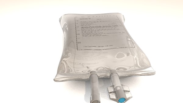 3D model serum glucose liquid bag - TurboSquid 1327018