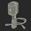 Classic Studio Microphone 2 3D Models Set