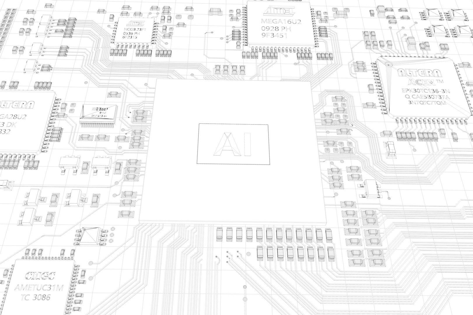 Electronic chip circuit board 3D model https://p.turbosquid.com/ts-thumb/pw/v1sfuO/Jq/wire1/jpg/1669601096/1920x1080/fit_q87/03737054a7585a0c9eee8be3e122dead2676d5ff/wire1.jpg