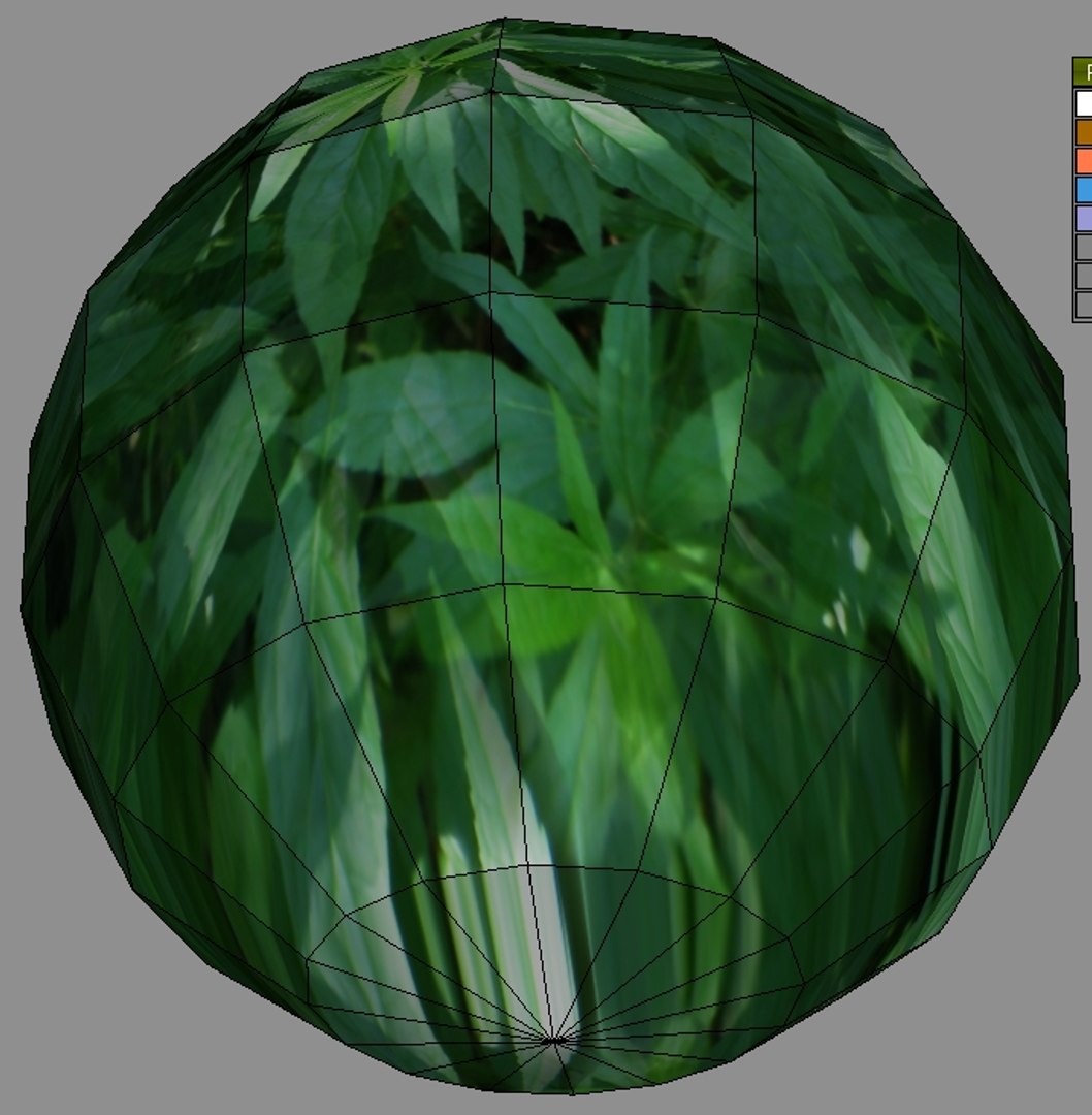 Free Green Ball 3d Model