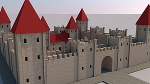 3D model Medieval Castle