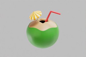 Coconut Cartoon