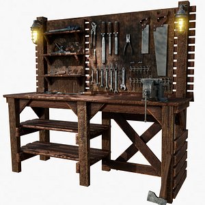 3D model Workshop table