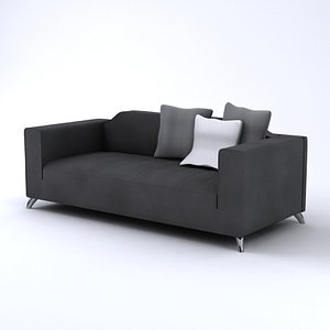 contemporary italian seater baroque 3d model