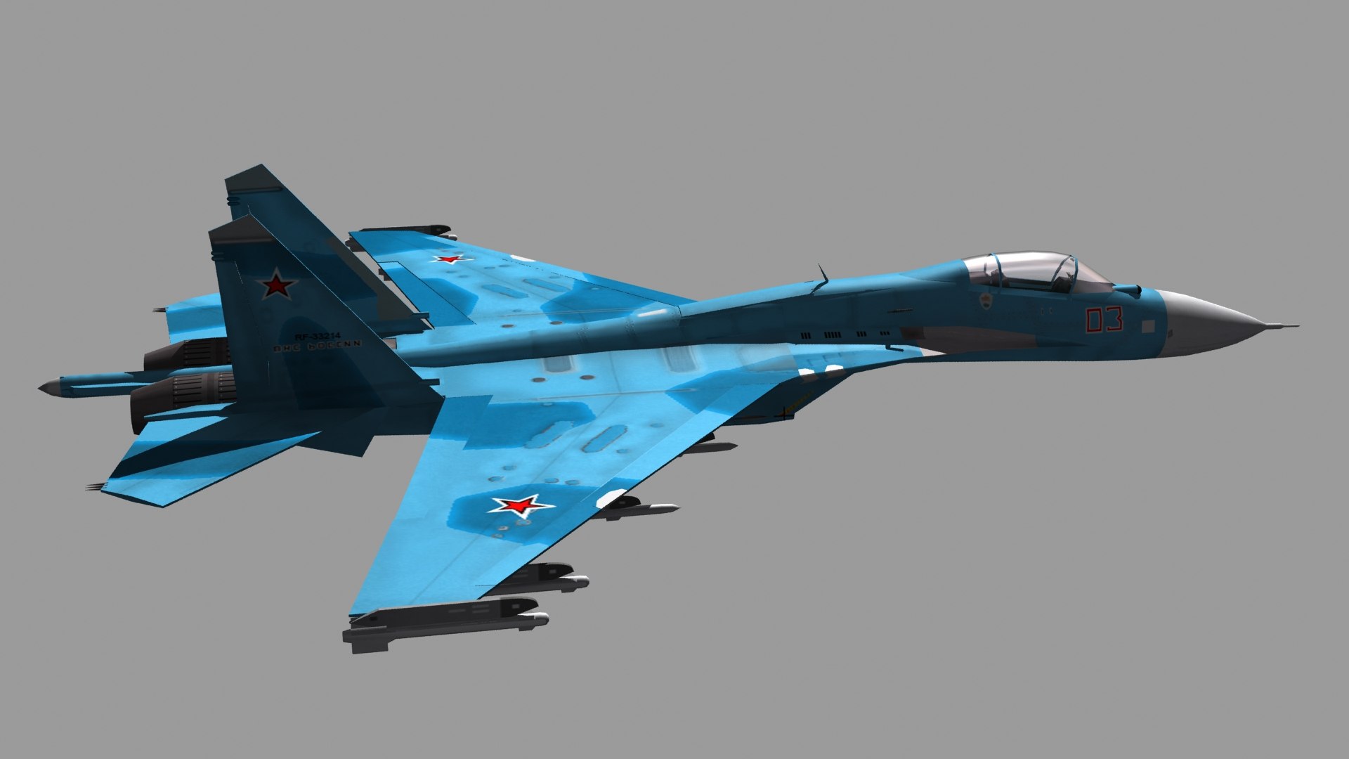 3D model Sukhoi Su-27 - TurboSquid 1968487