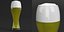 3D glass beer 6 model