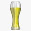 3D glass beer 6 model